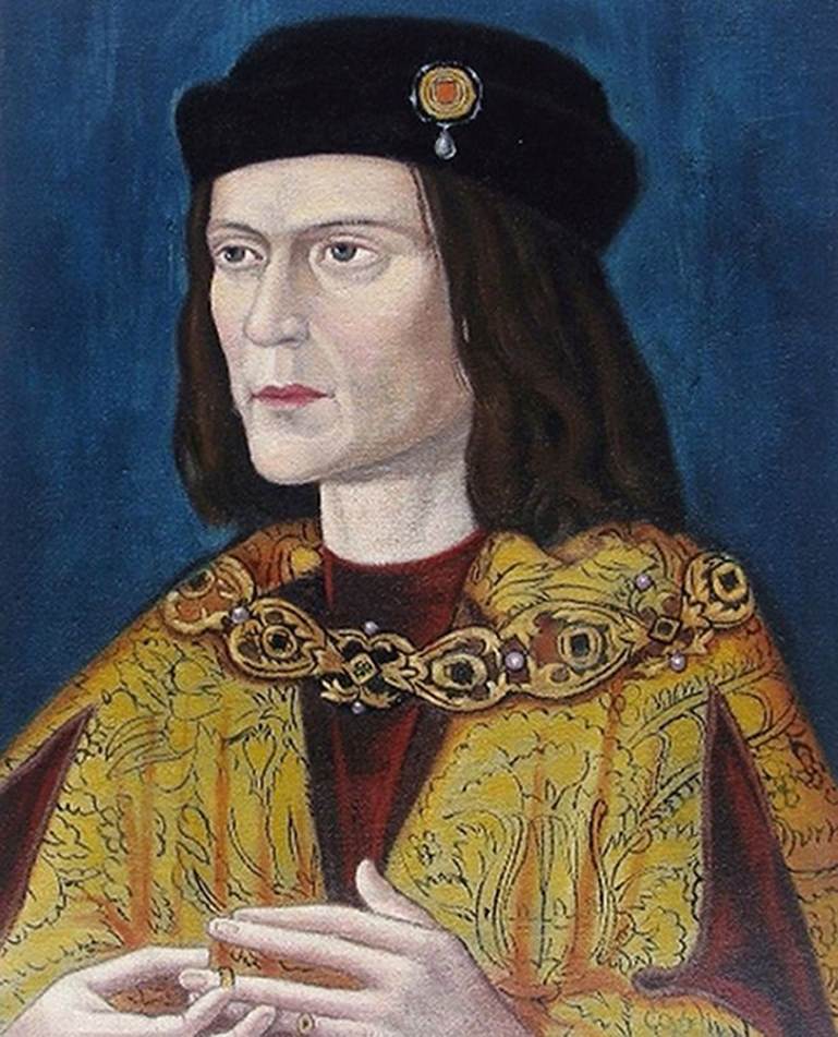 Description: Medieval monarch: This is the earliest surviving portrait of Richard III